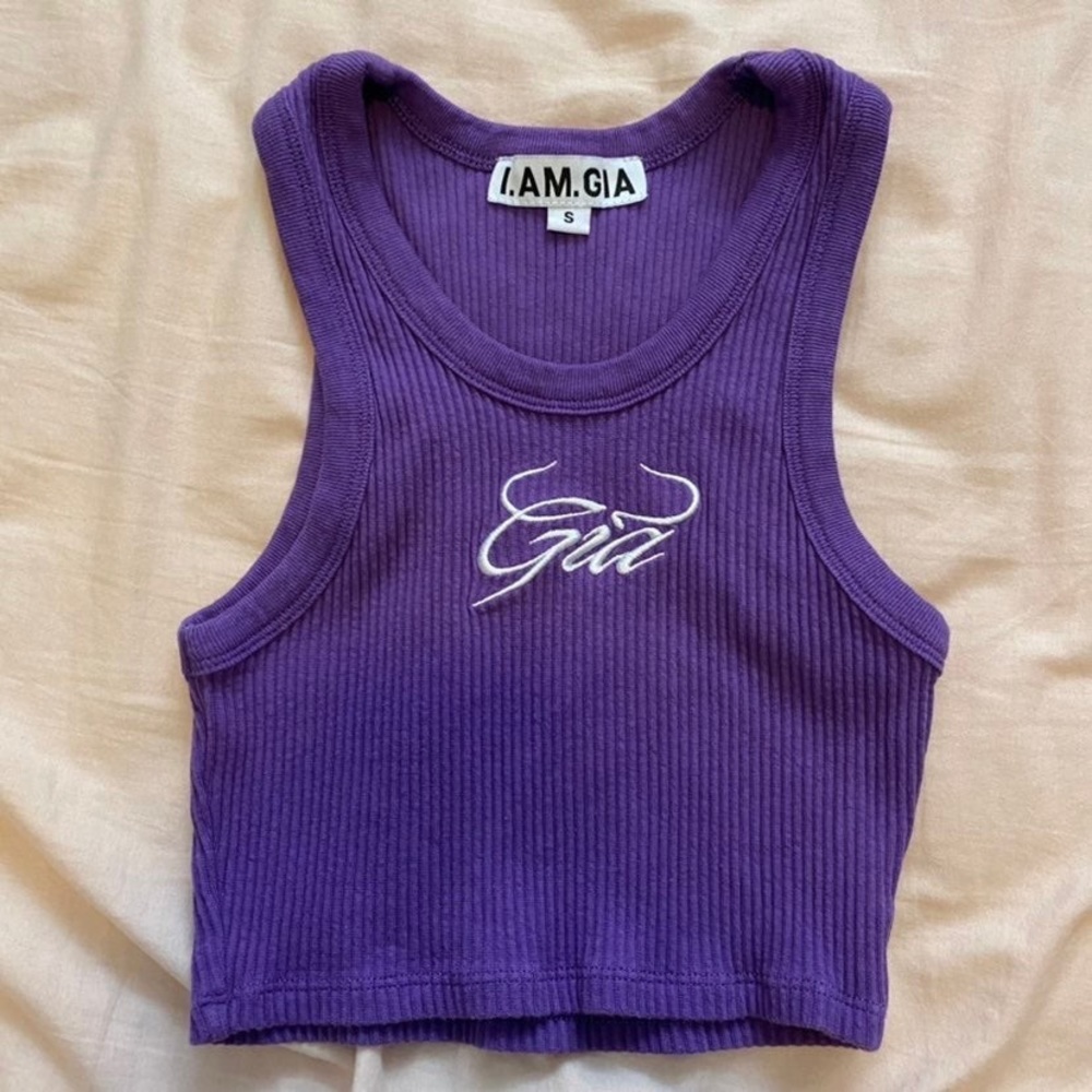 IAMGIA purple vea tank top
